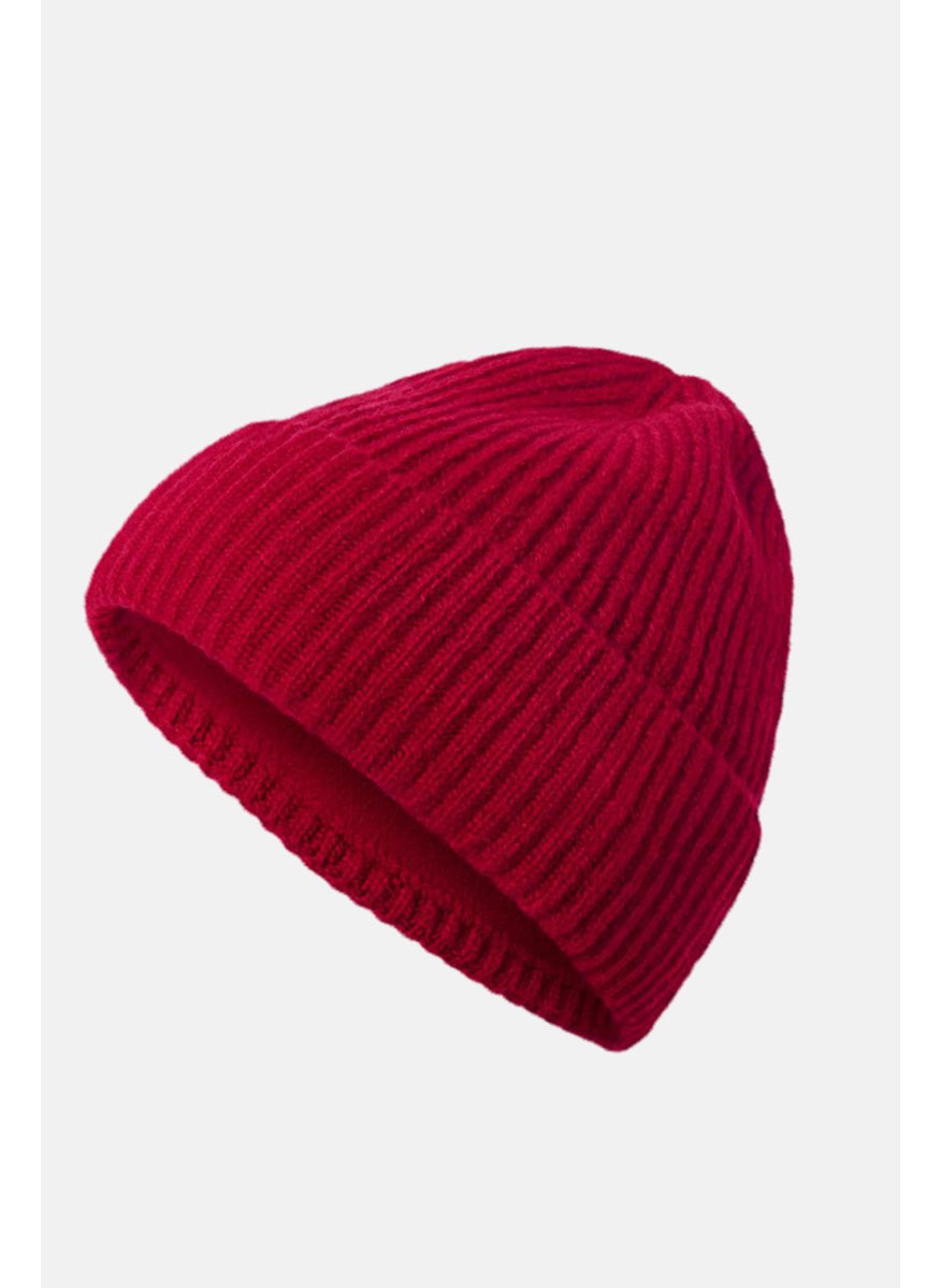 Tchibo Women Knitted Bennie, Maroon  - Image 2