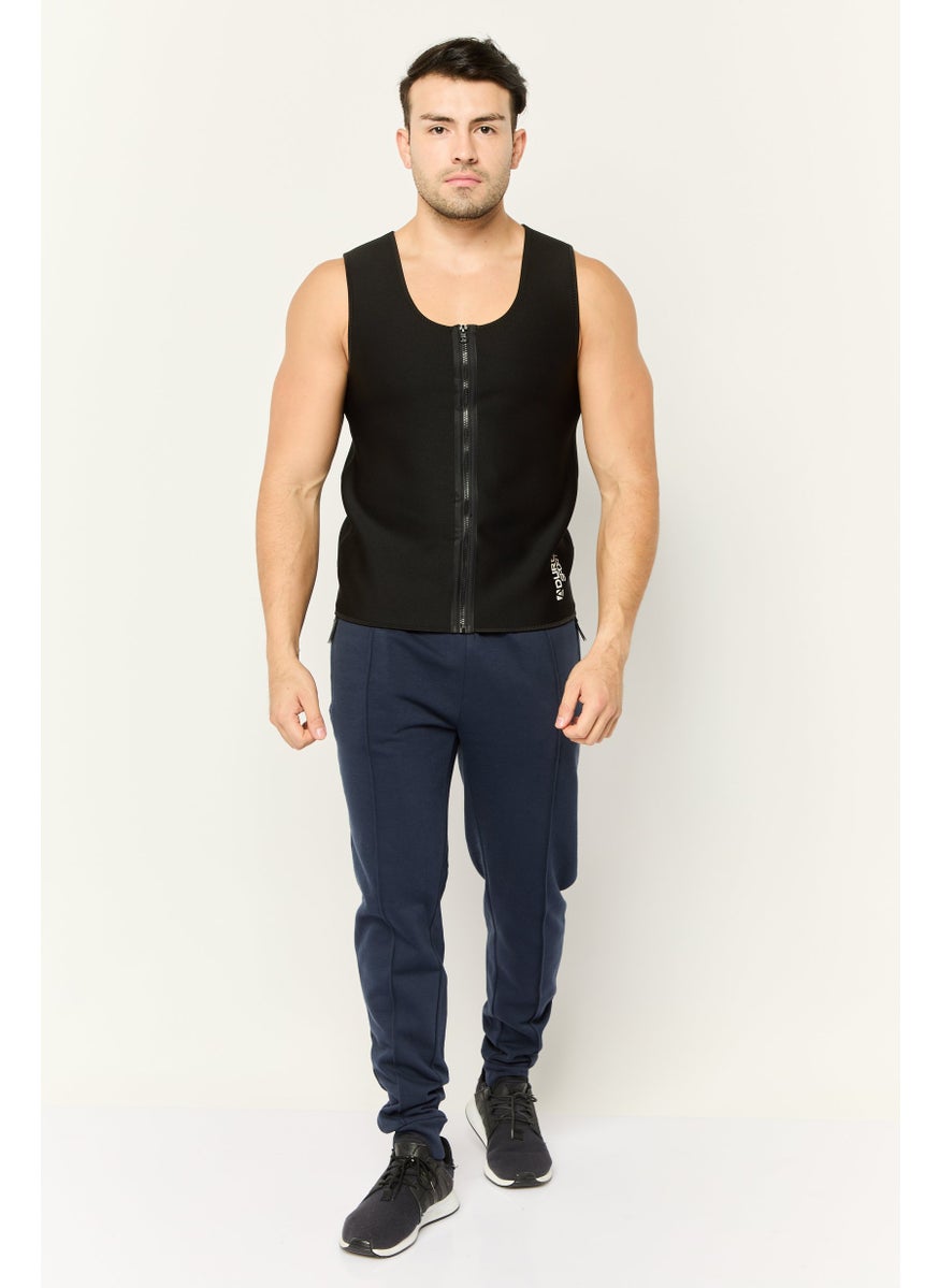 Aduro Sport Men Sportswear Fit Sauna Sweat Vest, Black  - Image 2