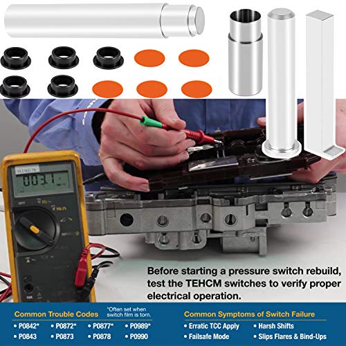 Yoursme 124740-TL30 مجموعة أدوات تركيب مفتاح الضغط تعمل مع F/124740-30K مناسبة لنقلات GM 6L45 6L50 6L80 6L90 6T70 (الجيل 1) 6T75 (الجيل 1) - Image 3