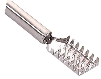 BEKNER Fish Scaler Brush Fish Scaler Remover with Stainless Steel SawtoothErgonomic Handle Design Easily Remove Fish ScalesCleaning Brush Scraper Kitchen Tool Pack 1 - Image 3