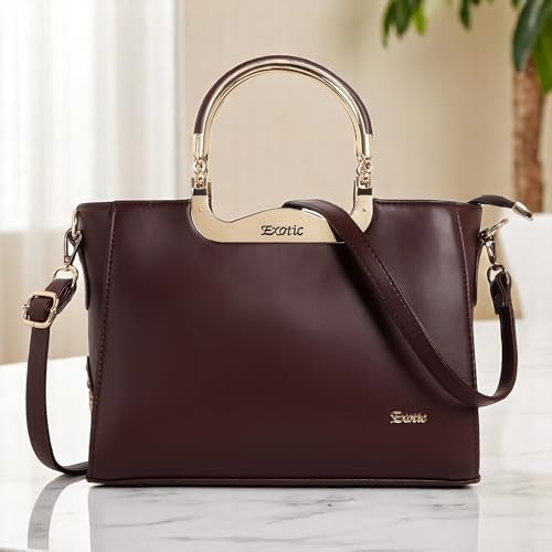 EXOTIC Women's Hand bag (Brown) - Image 4