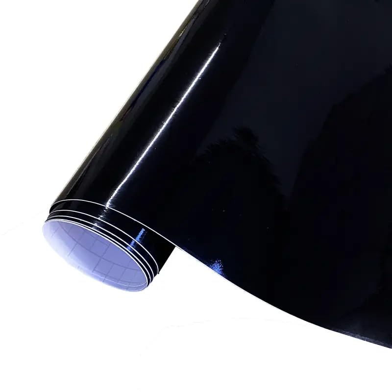 HAPPYMATES Vinyl Wrap Sheet for Car & Bike Self Adhesive Wrap Sticker and Decal Roll Film for Auto Vehicle Motorcycle (12 X 48 Inch, Black Wrap) - Image 3