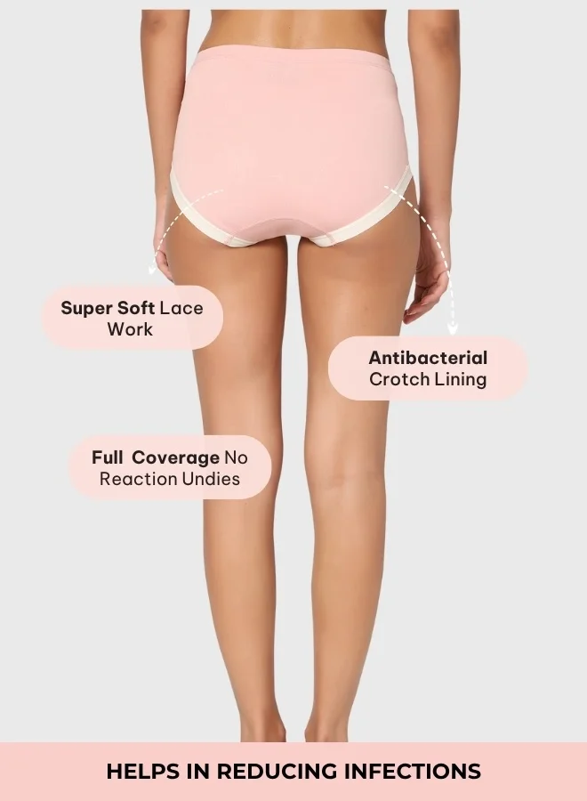 Intimate Queen Pack Of 2 Yew Tree Bae Maternity Briefs – Silky Soft, Antibacterial Calm, Full-Coverage Comfort for Bump & Skin (Pack Of 2) for Women | Best Price UAE
