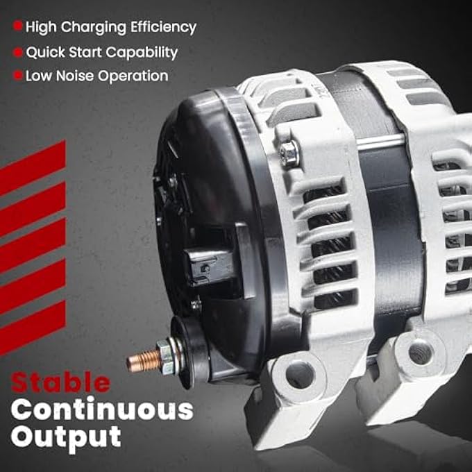 AOTPAT High Output Alternator for:-Dodge V6 3.6L Avenger 2011-2014,Journey 2011-2016,Grand Caravan 2011-2016,for:-Ram C/V 2012 2013 2014 2015, OE#421000-0770 4801624AD 160Amp - Image 4