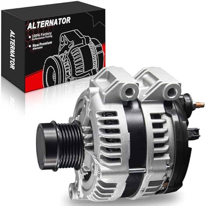 AOTPAT High Output Alternator for:-Dodge V6 3.6L Avenger 2011-2014,Journey 2011-2016,Grand Caravan 2011-2016,for:-Ram C/V 2012 2013 2014 2015, OE#421000-0770 4801624AD 160Amp - Image 1