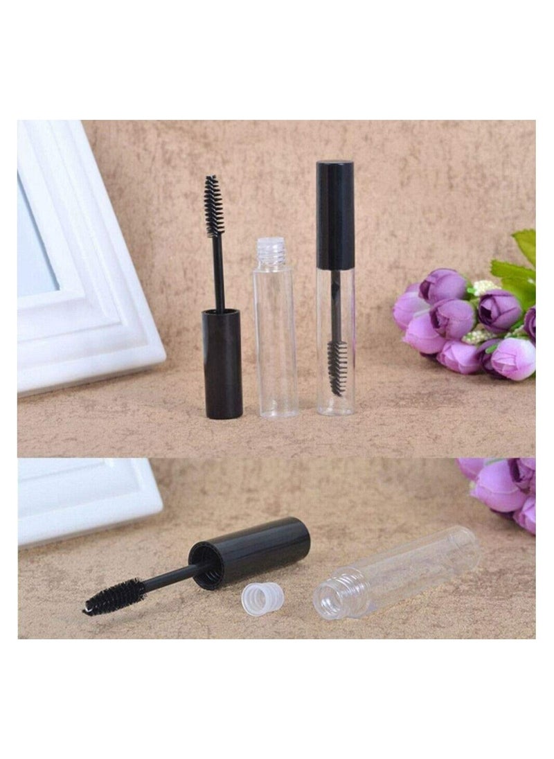Generic - 10-Piece Empty Mascara Tube 10ml Eyelash Cream Container Bottle with Mini Funnels and Leak Stoppers for Applying Castor Oil and DIY Cosmetics - Image 1