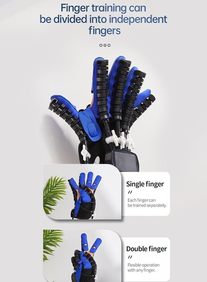Rehability Robot Gloves Hand Stroke Recovery Equipment Hand Dysfunction Patient Training Device Stroke Hemiplegia Finger Orthosis for Long Term Relief Finger Cramps