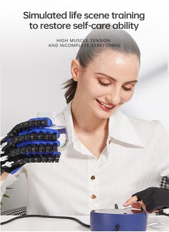Arabest Rehability Robot Gloves Hand Stroke Recovery Equipment Hand Dysfunction Patient Training Device Stroke Hemiplegia Finger Orthosis for Long Term Relief Finger Cramps  - Image 3