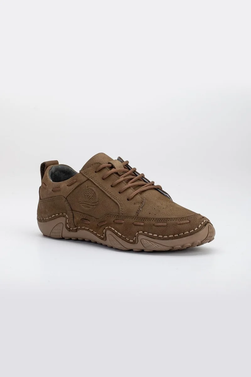 Dilimler Ayakkabı Dilimler Shoes Nubuck Saddled Bonded Khaki Men's Casual Shoes
