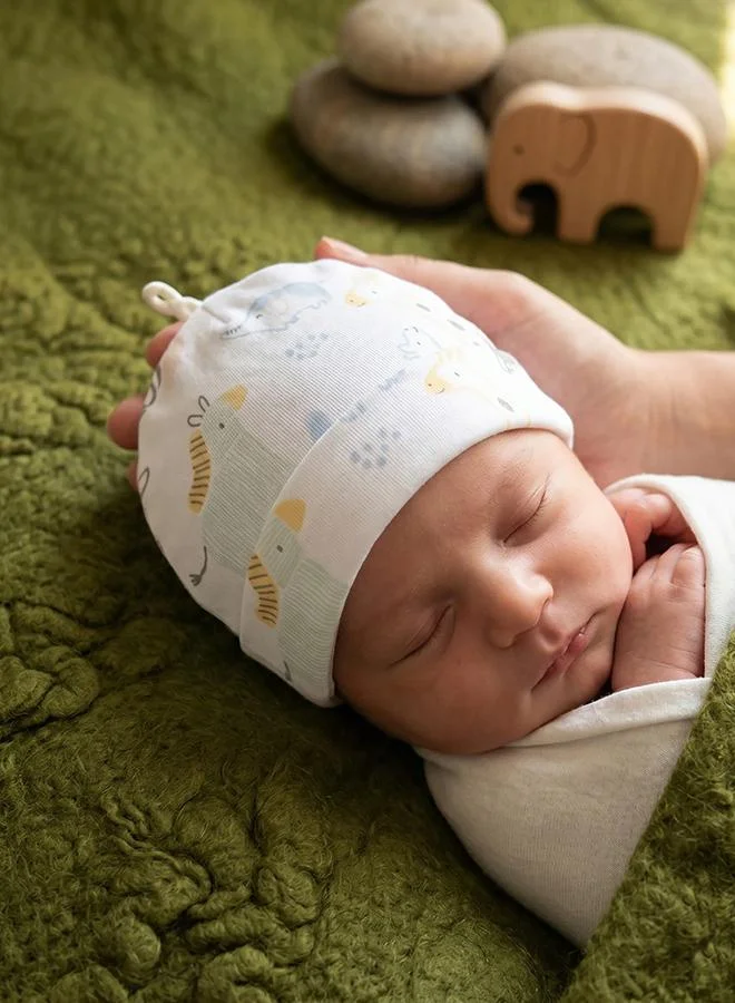 Babies & More Babies & More Newborn Girls White Cap