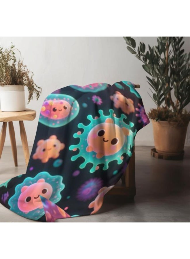general Baby and children's cartoon flannel thin blanket (warm and comfortable, suitable for sleep, game use) 70cm*100cm - Image 4