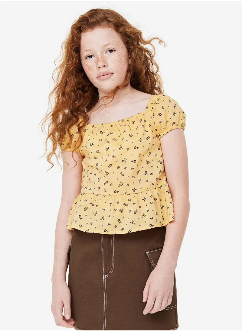 H&M Kids Essential Twill Cargo Midi Skirt