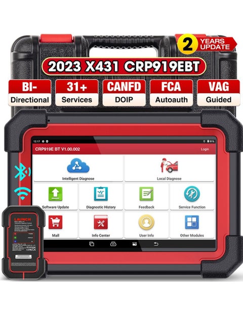 2024 LAUNCH CRP919E BT Bidirectional Car Full Diagnostic Scanner Key Programming