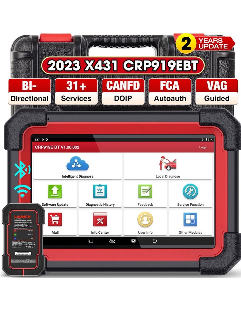 Launch - 2024 LAUNCH CRP919E BT Bidirectional Car Full Diagnostic Scanner Key Programming - Image 1