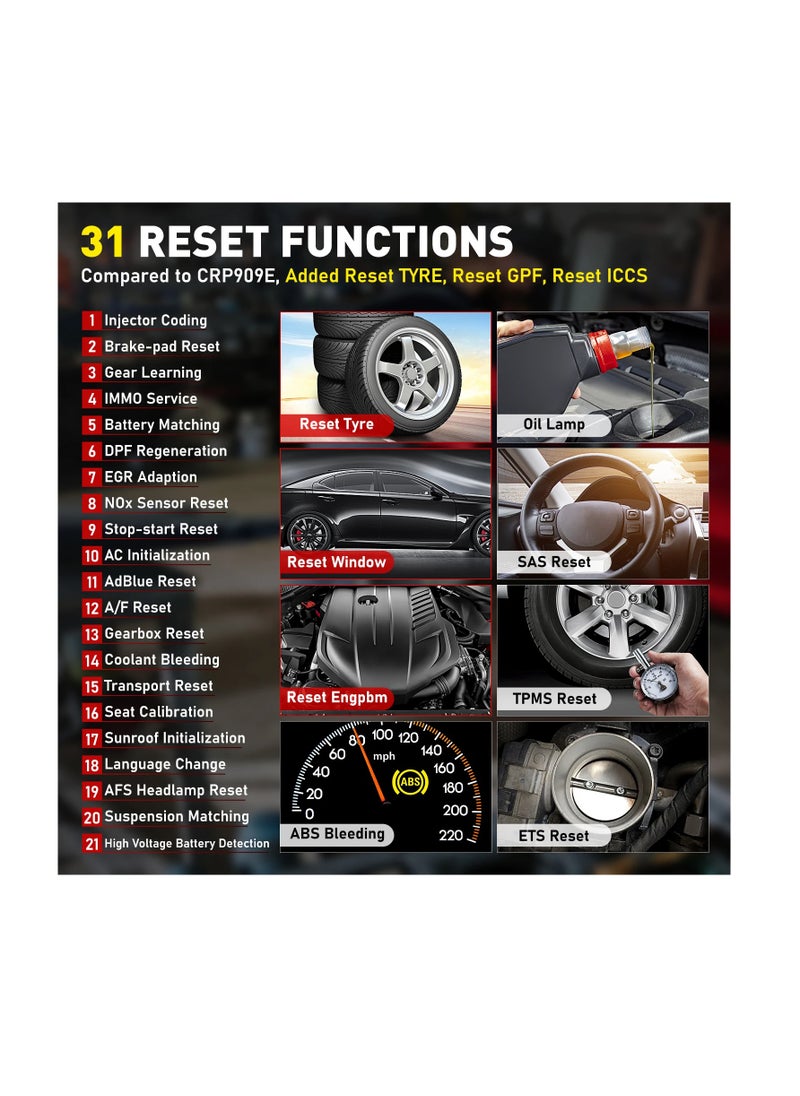 Launch - 2024 LAUNCH CRP919E BT Bidirectional Car Full Diagnostic Scanner Key Programming - Image 1