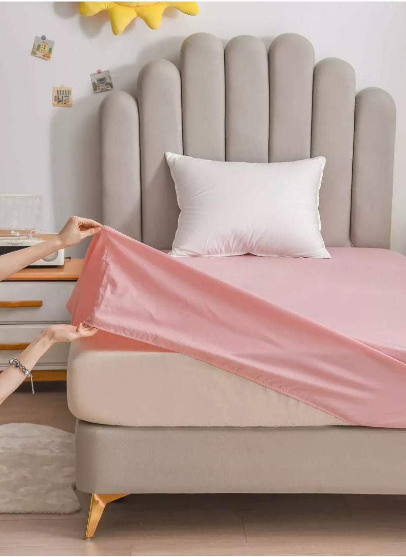 Generic Kids Plain Fitted Sheet  - Image 3