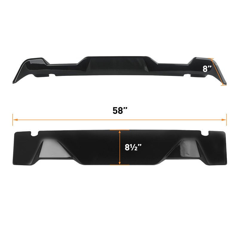 Femibon Rear Window Roof Spoiler Lip Wing Compatible with 2015-2020 Ford F150 F-150 XL/XLT/Raptor/Limited/Lariat/Platinumï¼ˆABSï¼‰ - Image 5