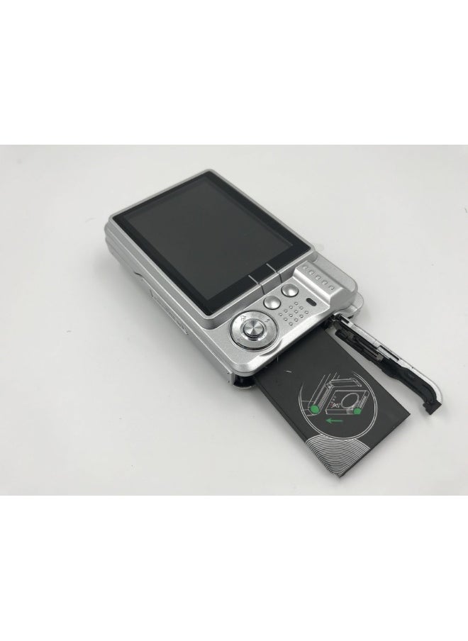 Generic Student Entry-level 4800 Million Pixel Vintage Digital Camera Selfie Card Camera High Definition Video 2.7k-Body Color:32G  - Image 2