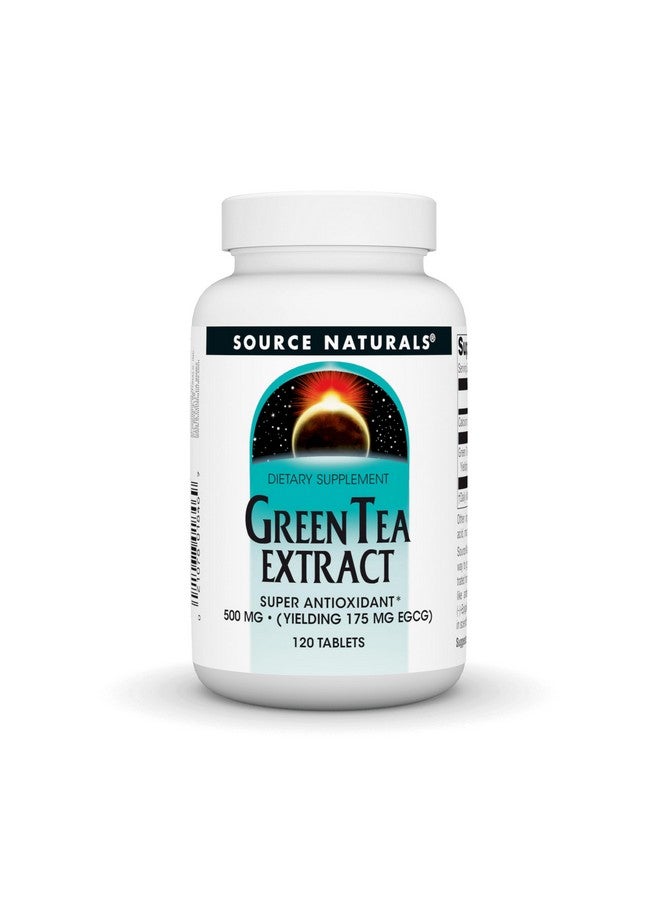 Source Naturals Green Tea Extract 500 mg Super Antioxidant - 120 Tablets - Image 1