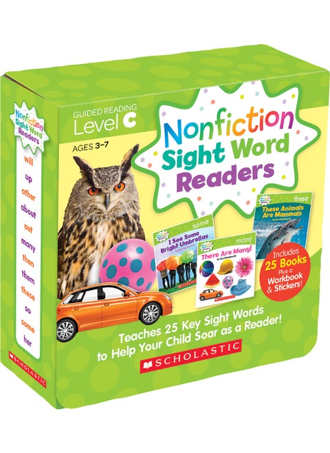 Nonfiction Sight Word Readers: Guided Reading Level C (Parent Pack)