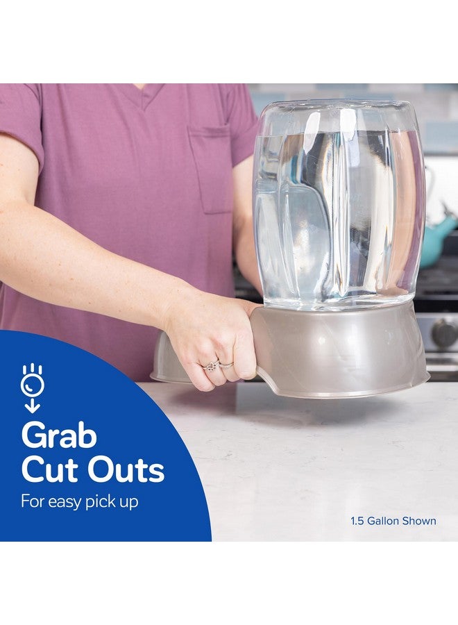 Petmate Pet Cafe Cat and Dog Water Dispenser - Water Bowl for Cats and Dogs, USA Made, 1.5 GAL, Pearl Ash Blue - Image 5