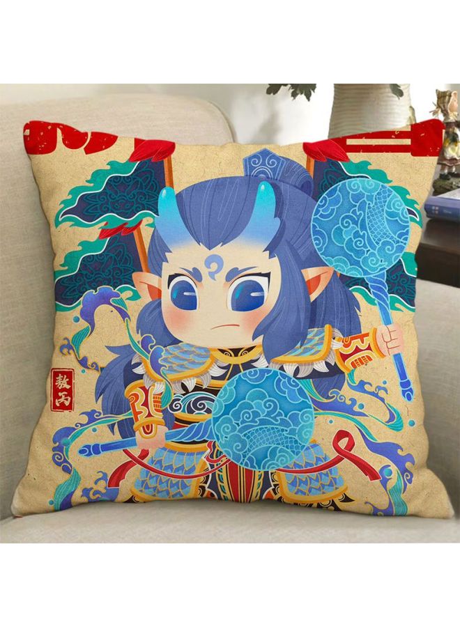 Which Surrounding Pillow, Which Ao Bing Ao Guang Ao Leap Shen Male Leopard Doll Diy Gift-Color:A18-Height:60x60cm Silky Bright Segment Double-sided Printing