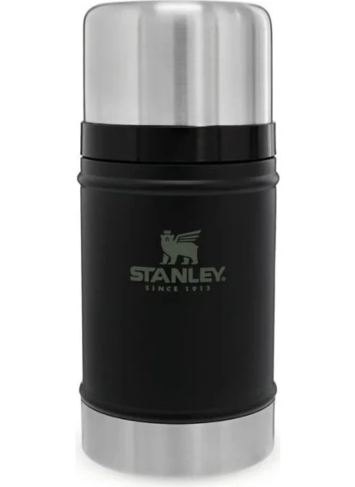 ستانلي Classic Vacuum Steel Food Thermos 0.70 Lt Black