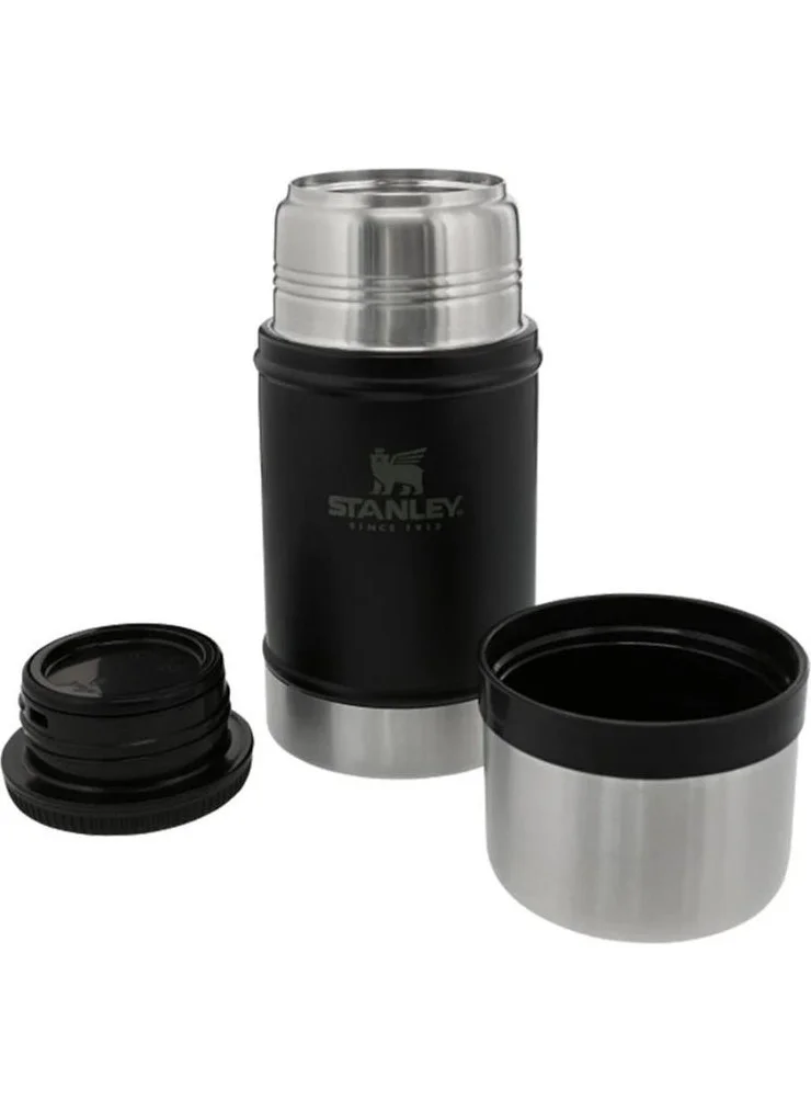 ستانلي Classic Vacuum Steel Food Thermos 0.70 Lt Black