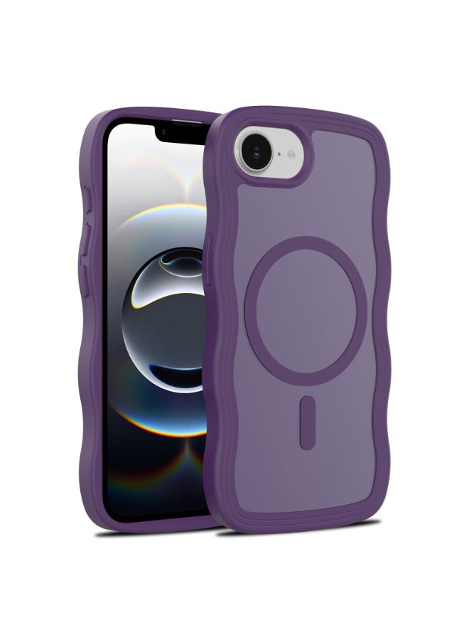 NIBEMINENT Rippled Edge Protection Case With Magsafe For iPhone 16 Plus, Modena - Image 1