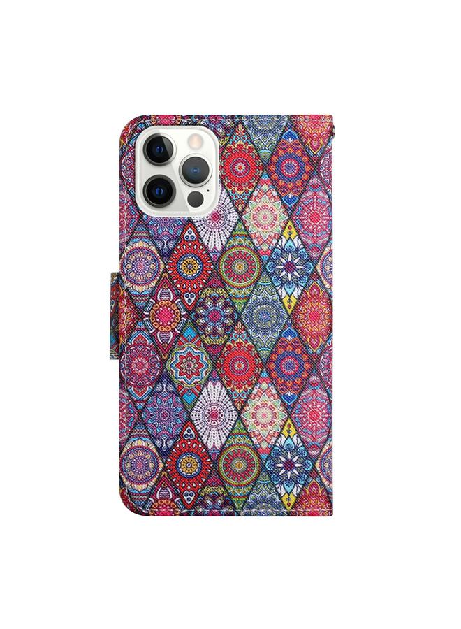 S-TOP Case For iPhone 13 Pro Max Painted Pattern Horizontal Flip Leather Case with Holder & Card Slot & Wallet - Image 3