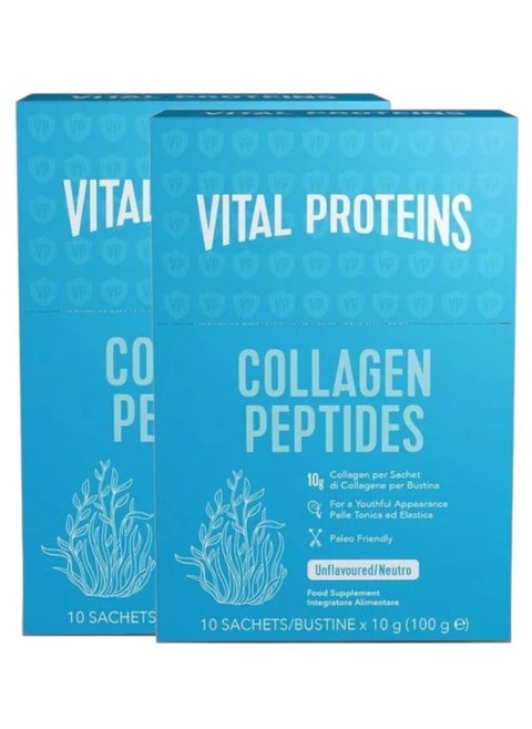(Pack of 2) Collagen Peptides, Unflavored 2x10 Sachets