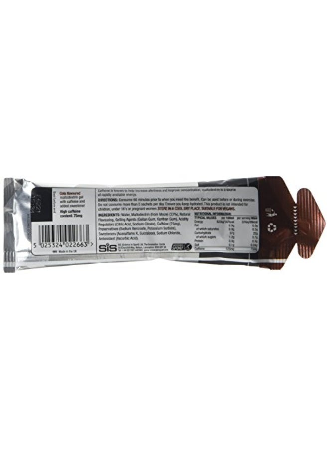 SIS GO Isotonic Energy Gels | 75mg Caffeine | 22g Carbohydrates | Low Sugar | Easily Digestible | Gluten Free | No Water Needed | Running Gels | Cola Flavour | 30 Pack - Image 2