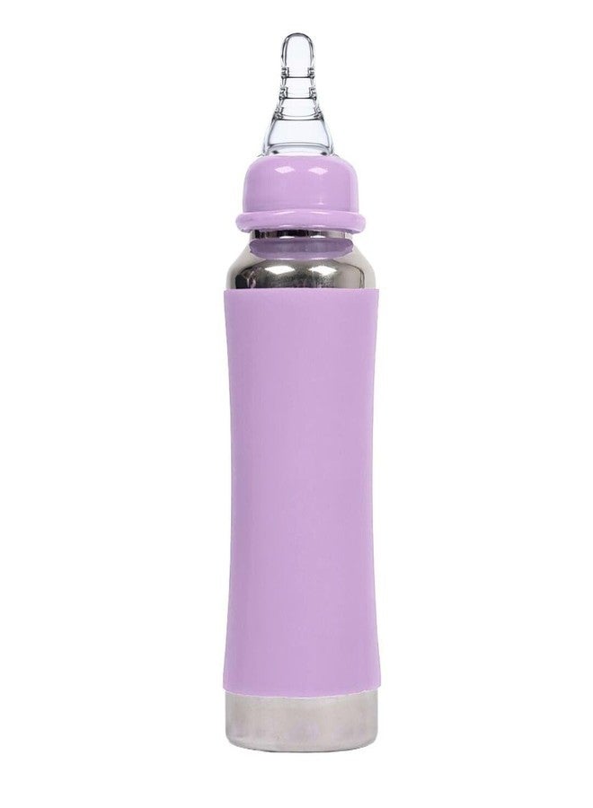 VOIK Vega Joy Stainless Steel Baby Feeding Bottle | 304 Food-Grade Steel | BPA-Free | Leak Proof | Eco-Friendly Baby Bottle (240 Ml) (Pink) - Image 1