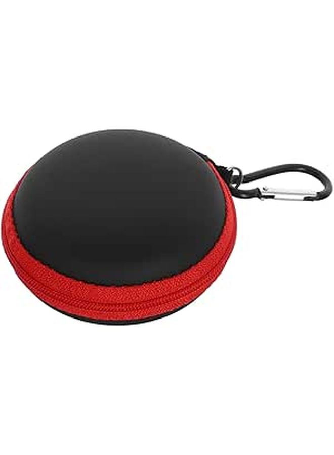 Mini Travel Ashtray Keychain Red Windproof Lid for Car Camping Outdoor - Image 1