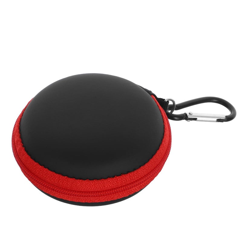 Mini Travel Ashtray Keychain Red Windproof Lid for Car Camping Outdoor - Image 2