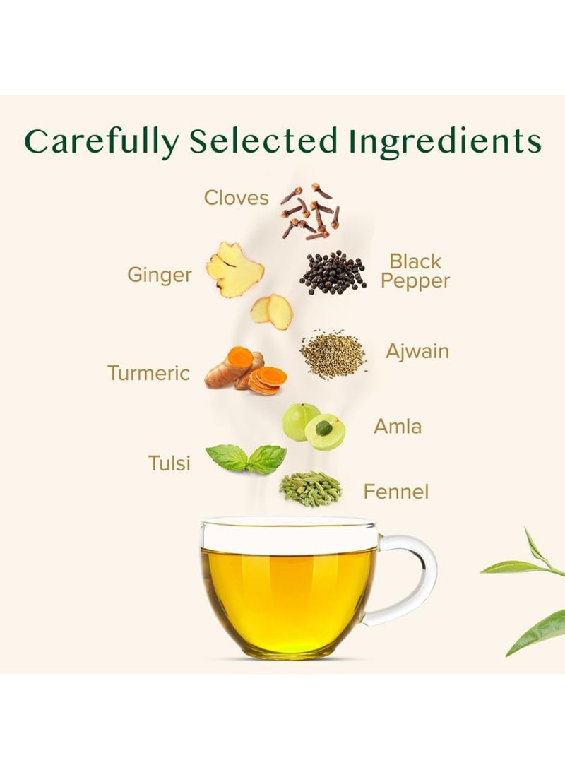 فادام فيديك كادا شاي الأعشاب فيديك كادا 15 كيس شاي أعشاب نقي خالٍ من الكافيين مغلف بشكل فردي - Image 2