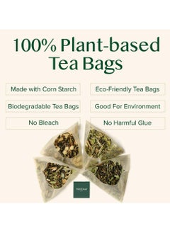 VAHDAM Vedic Kadha Herbal Tea Bags 15 Count Caffeine Free Pure Herbal Tisane Earthy and Savory Individually Wrapped  - Image 4