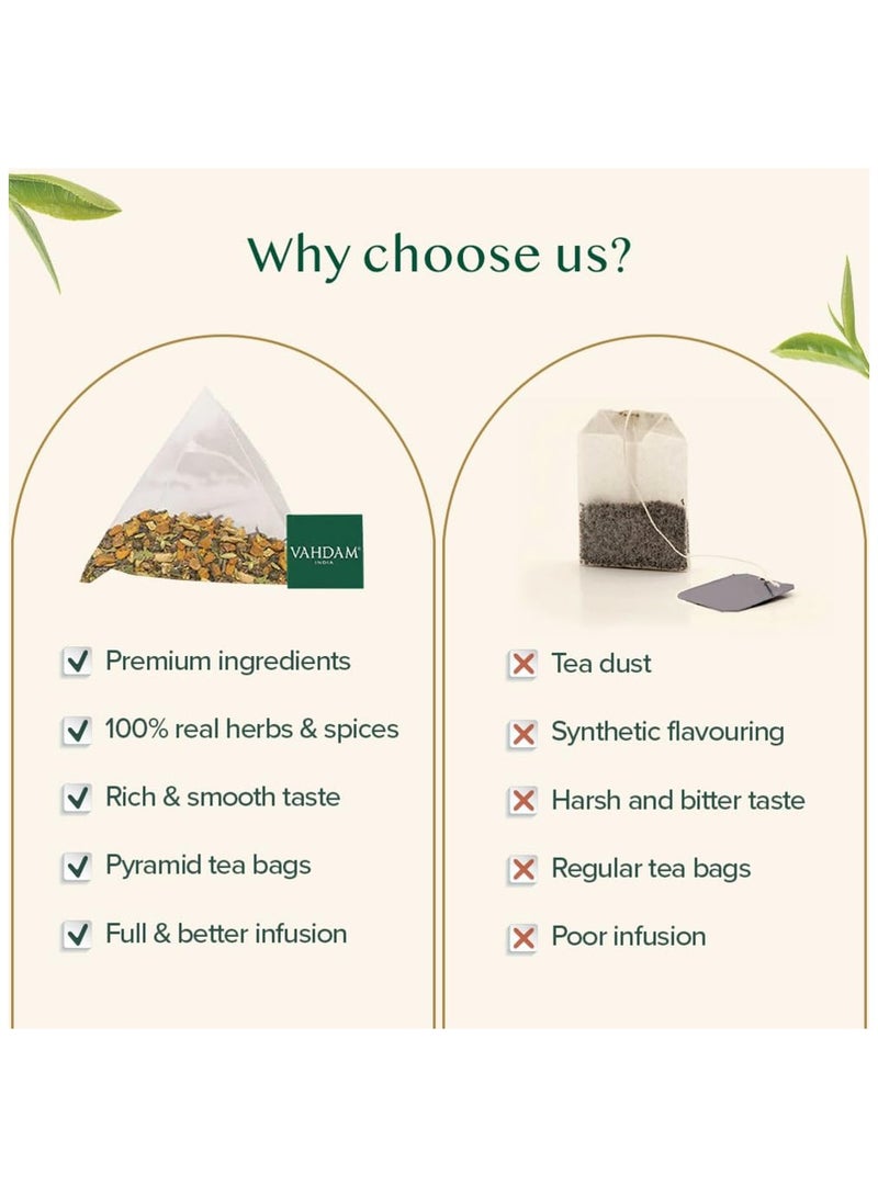 فادام فيديك كادا شاي الأعشاب فيديك كادا 15 كيس شاي أعشاب نقي خالٍ من الكافيين مغلف بشكل فردي - Image 5