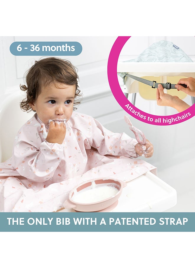 bibado - Long Sleeve Baby Bibs - Babies And Toddlers 6-36 Months - Coverall Baby Weaning Bib - Easy Wipe Clean And Soft Fabric - Image 1