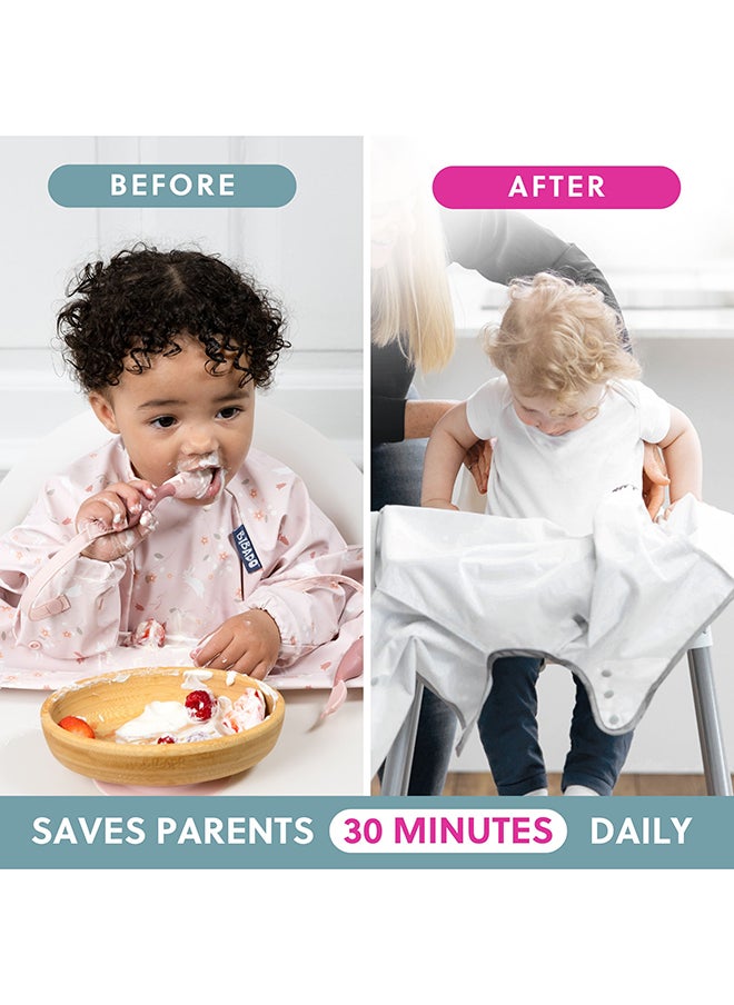 bibado - Long Sleeve Baby Bibs - Babies And Toddlers 6-36 Months - Coverall Baby Weaning Bib - Easy Wipe Clean And Soft Fabric - Image 1