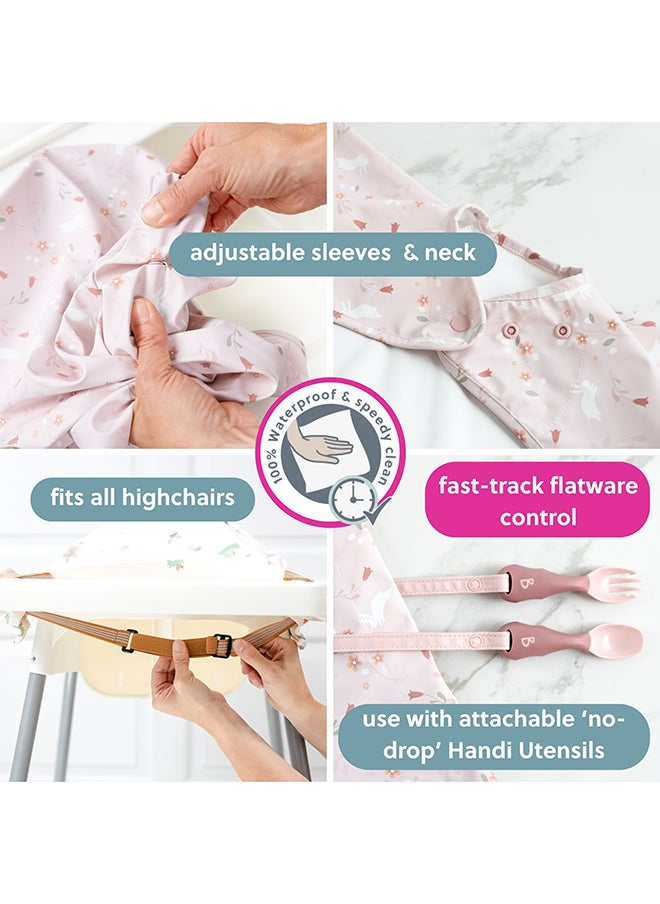 bibado - Long Sleeve Baby Bibs - Babies And Toddlers 6-36 Months - Coverall Baby Weaning Bib - Easy Wipe Clean And Soft Fabric - Image 1