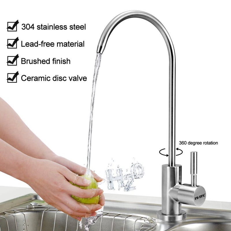 FS-TFC 5-Stage Reverse Osmosis Water Filtration System 100GPD Fast Flow Plus Extra 4 Filter for Free (FS-RO-100G-A) - Image 4