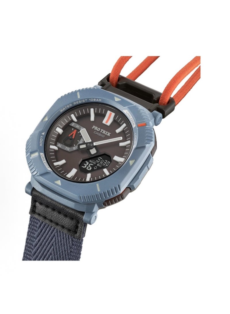 CASIO outdoor sports travel camping mountaineering watch Shi Ying movement resin strap Japan and South Korea watch men and women with the same black dial. - Image 2