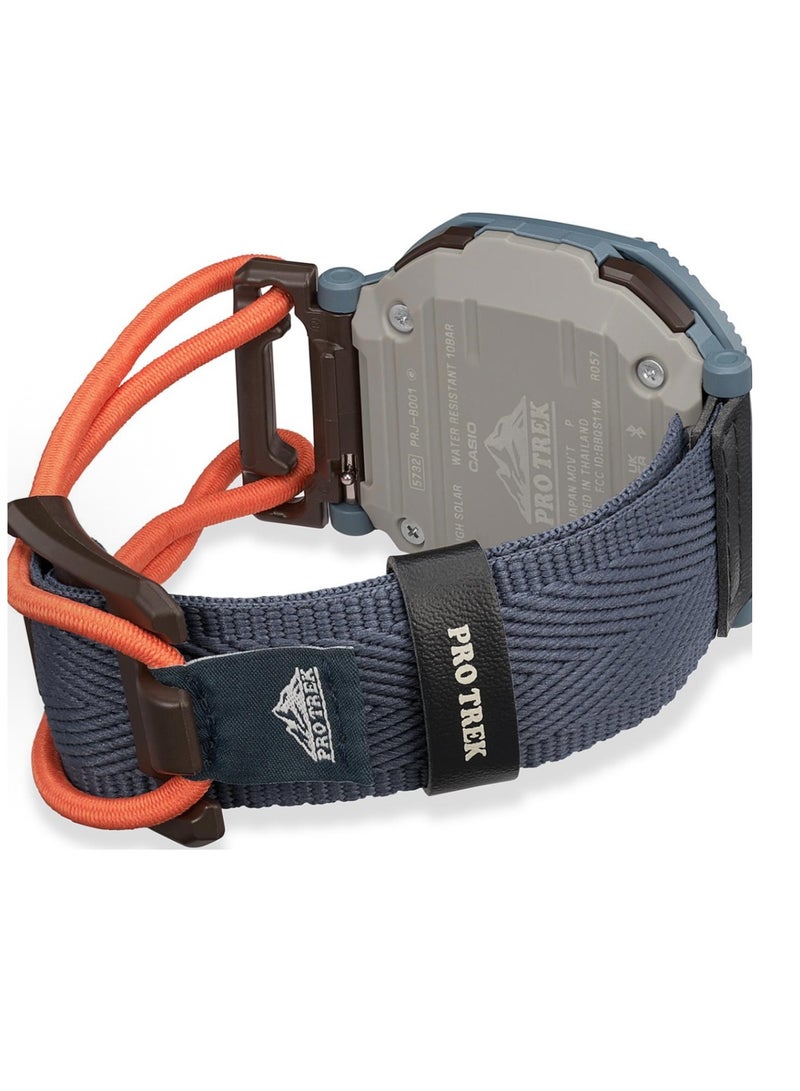 CASIO outdoor sports travel camping mountaineering watch Shi Ying movement resin strap Japan and South Korea watch men and women with the same black dial. - Image 3