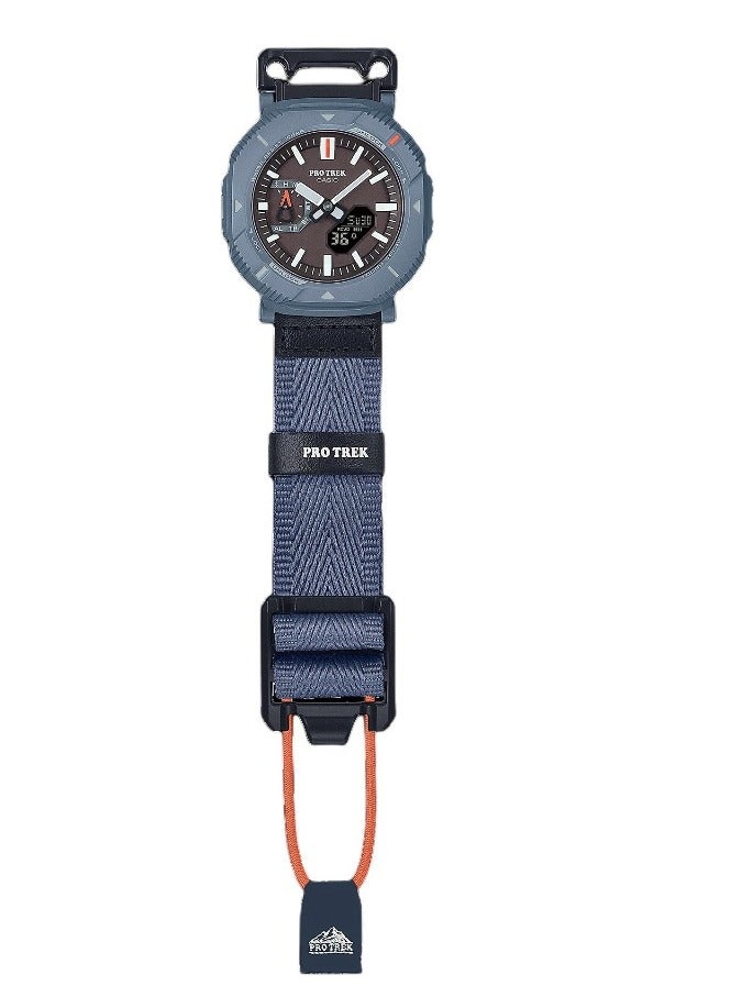 CASIO outdoor sports travel camping mountaineering watch Shi Ying movement resin strap Japan and South Korea watch men and women with the same black dial. - Image 4