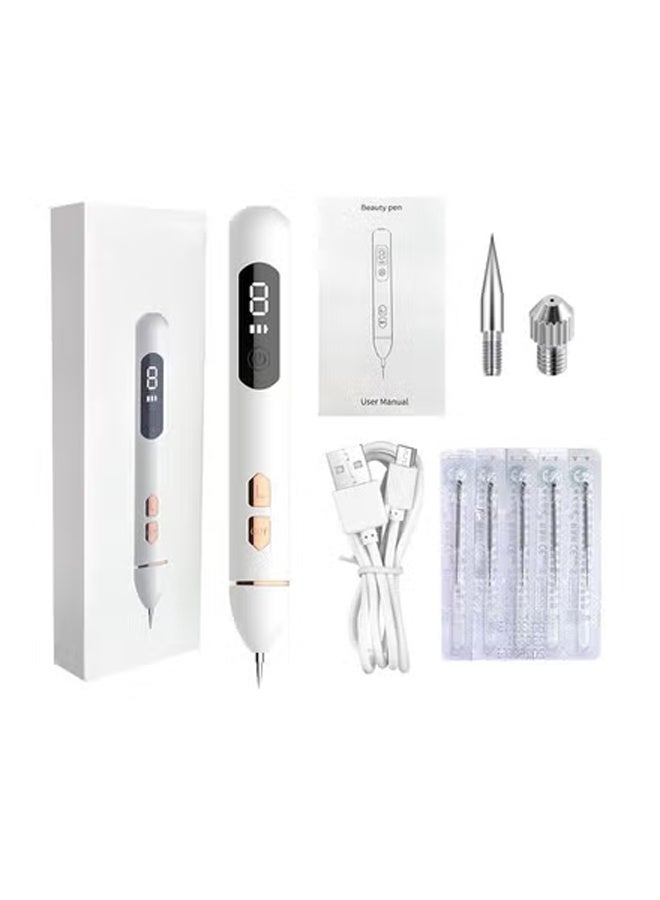KLNAMAEAAN Laser Pen for Moles, Spot Eraser with 9 Modes and LCD Display Replaceable Needle, USB Rechargeable Mole Removal Pen Skin Tag Removal Tool for Wart Spot Tattoo Body Freckles - Image 1