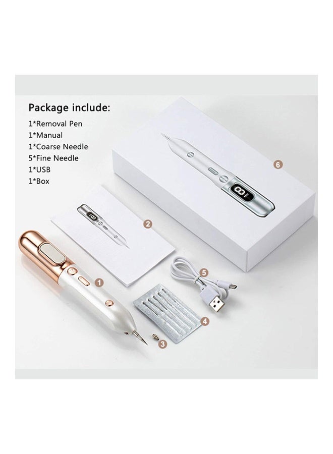 KLNAMAEAAN Laser Pen for Moles, Spot Eraser with 9 Modes and LCD Display Replaceable Needle, USB Rechargeable Mole Removal Pen Skin Tag Removal Tool for Wart Spot Tattoo Body Freckles - Image 5