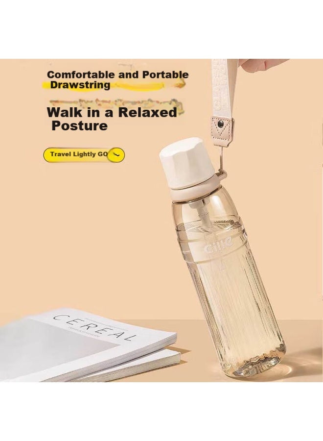 Cille Tritan Plastic Cup Sports Water Bottle Men And Women Outdoor Fitness Straw Cup Large Capacity Portable Hand Cup - Image 2