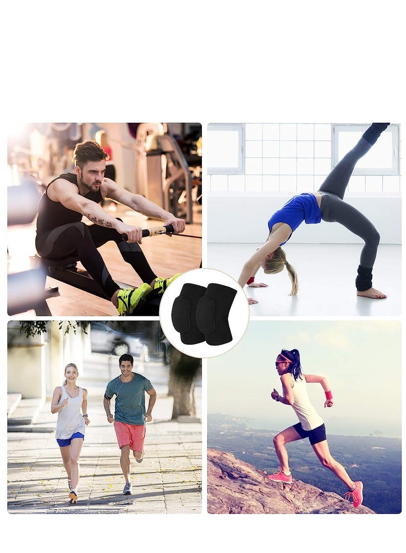 Non-Slip Knee Brace Soft Knee Pads Breathable Knee Compression Sleeve for Dance Wrestling Volleyball Basketball Running Football Jogging Cycling Arthritis Relief Meniscus Tear for Women Men