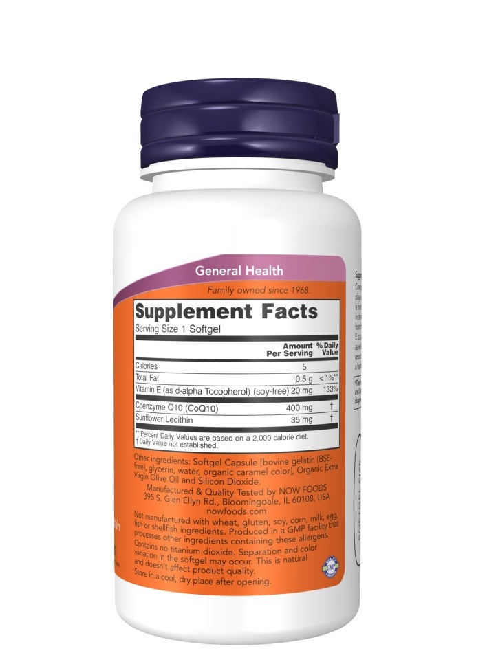 now CoQ10 400 mg Softgels - Image 2